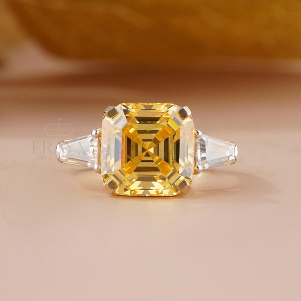 Diamond Ring Emerald | Victorian Gold Ring