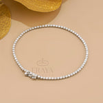 Round Lab Diamond By The Yard Bracelet