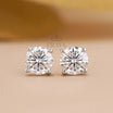 Round Lab-Grown Diamond Solitaire Stud Earrings