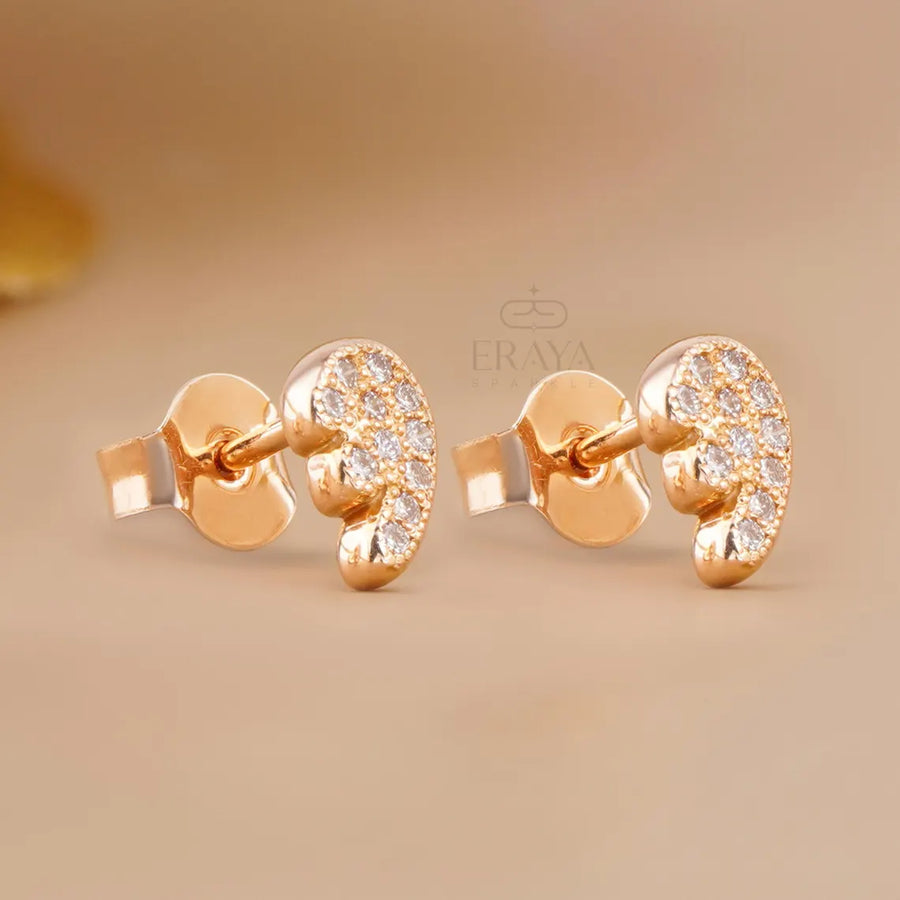 Angel Wing Lab-Grown Diamond Stud Earrings