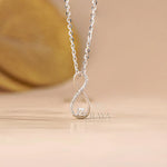 Lab-Grown Diamond Infinity Pendant Necklace