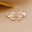 Angel Wing Lab-Grown Diamond Stud Earrings