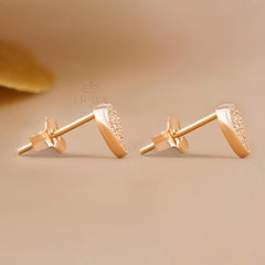 Angel Wing Lab-Grown Diamond Stud Earrings