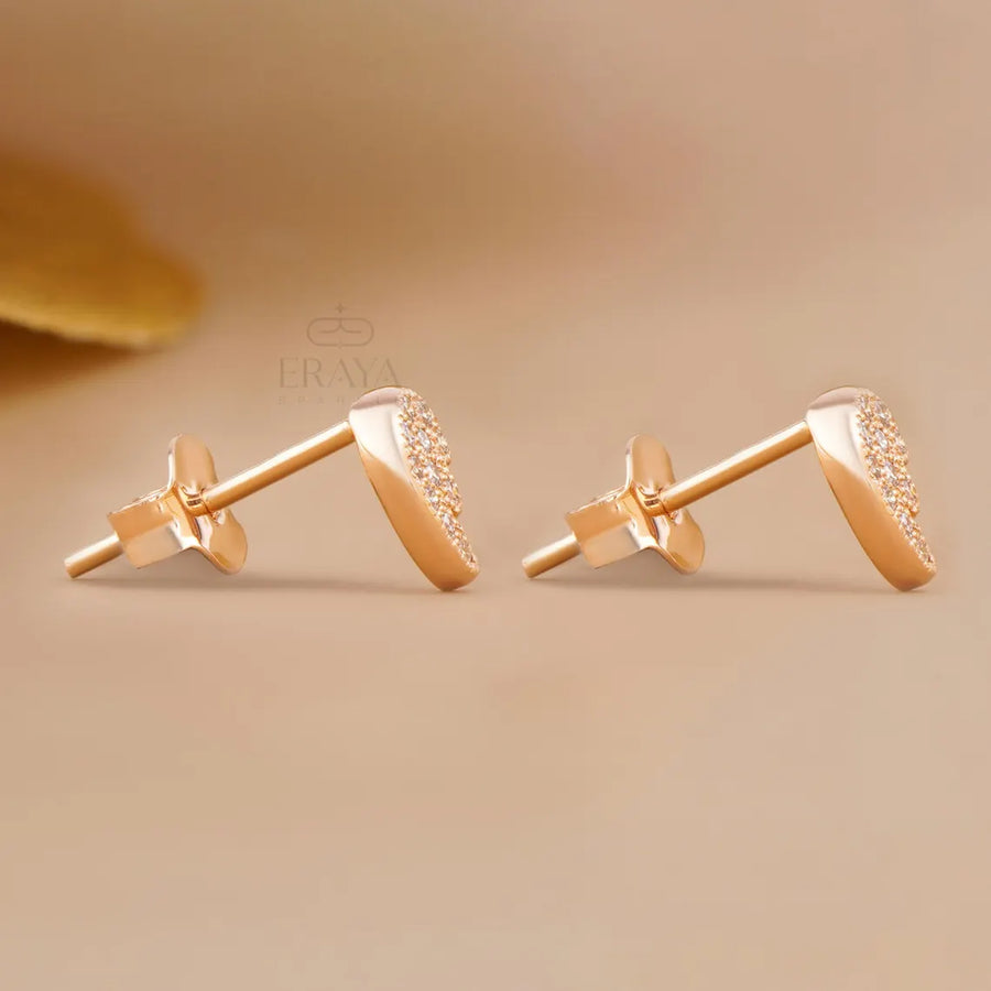 Angel Wing Lab-Grown Diamond Stud Earrings