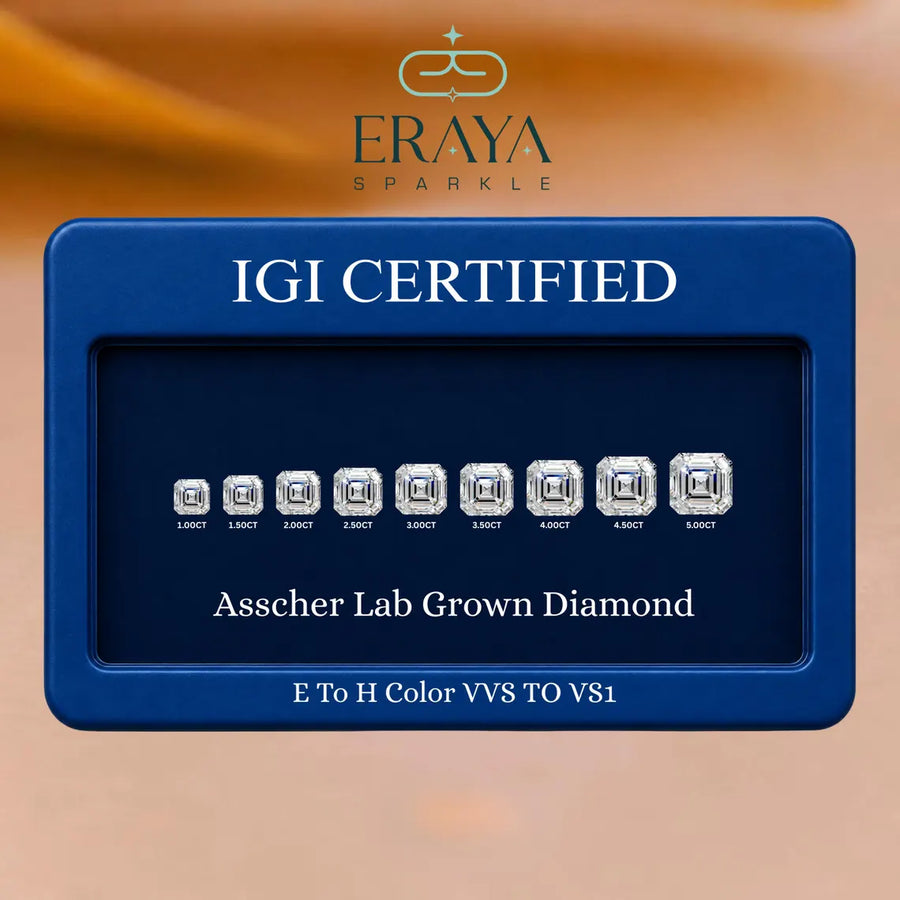 Asscher Cut Lab-Grown Loose Diamond