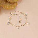 Lab Grown Diamond Charm Station Bracelet