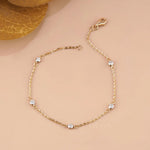 Round Lab Diamond By The Yard Bracelet