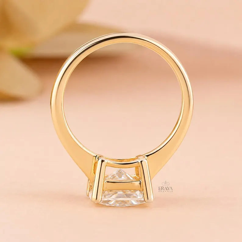 Princess Cut Solitaire Engagement Ring | 2.85 CT Diamond
