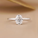 Oval Engagement Rings – 1.29 CT Lab Diamond