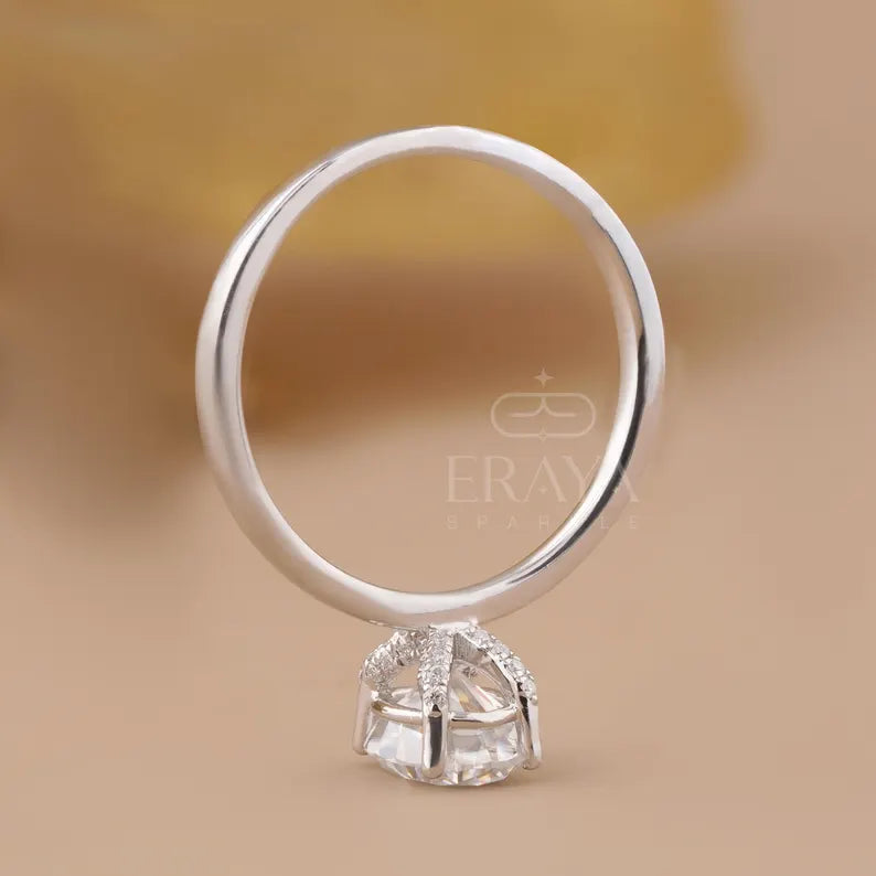 Oval Engagement Rings – 1.29 CT Lab Diamond