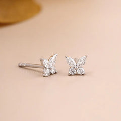 Marquise Butterfly Lab-Grown Diamond Stud Earrings