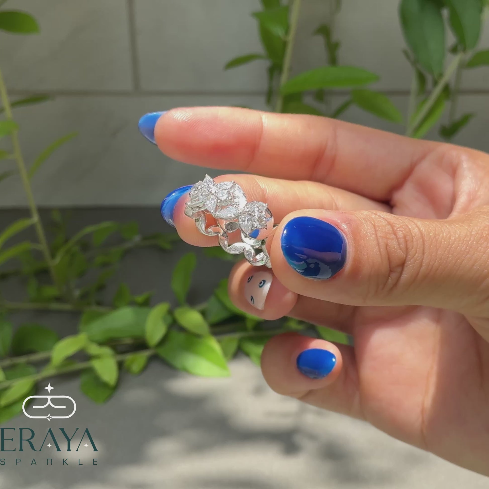 Pear Cut Lab Grown Diamond Ring