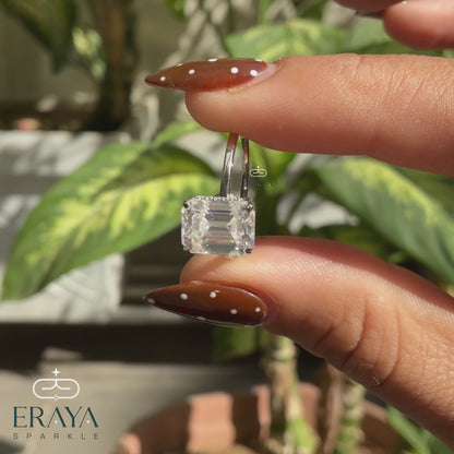 Emerald Engagement Rings – 2.59 CT Hidden Halo Solitaire