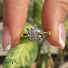 Round Solitaire Ring – 1.06 CT Lab Diamond