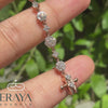 360° product video - Eraya rose gold floral cluster diamond bracelet